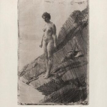 Anders Zorn - Edo (etching) 1907