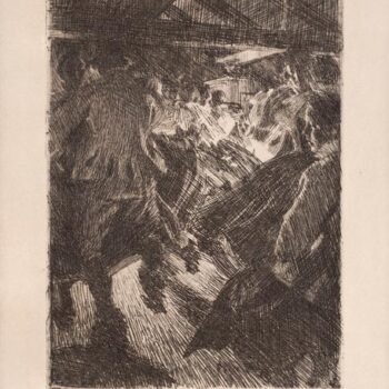 Anders Zorn - Gopsmor Cottage (etching) 1917
