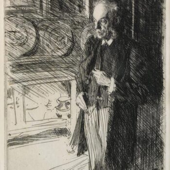 Anders Zorn - Henry Marquand (etching) 1893