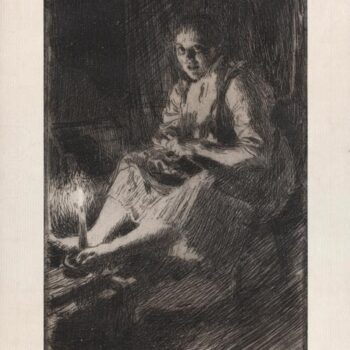 Anders Zorn - Ida (etching) 1905