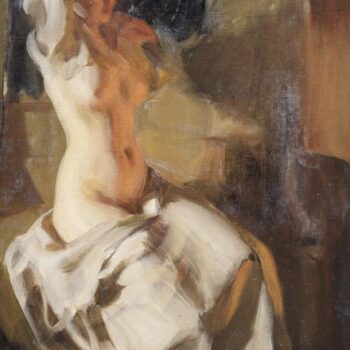 Anders Zorn - Naket i eldsken