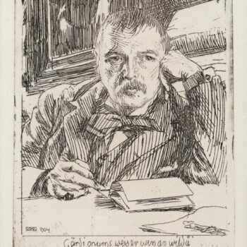 Anders Zorn - Self-portrait (etching) 1904 (2)