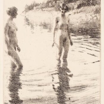 Anders Zorn - Shallow (etching) 1913