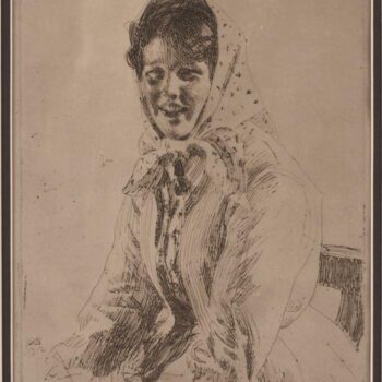 Anders Zorn - Skerikulla (etching) 1912