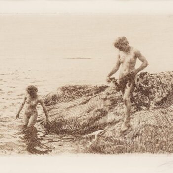 Anders Zorn - The Outer Skerries (etching) 1913