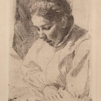 Anders Zorn - The Prayer (etching) 1911