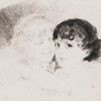 Anders Zorn - The Sisters (etching) 1882