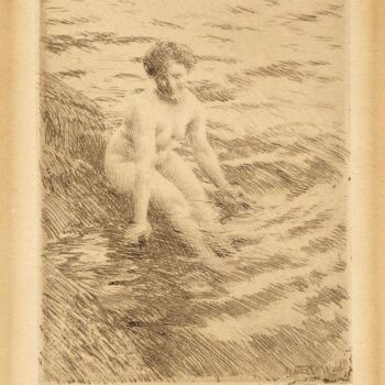 Anders Zorn - Wet (etching) 1911