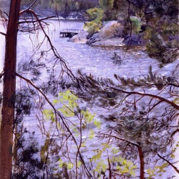 Anders Zorn Kyrkviken bei Lidingo 1883