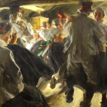 Anders Zorn Tanz in der Gopsmorkate 1914