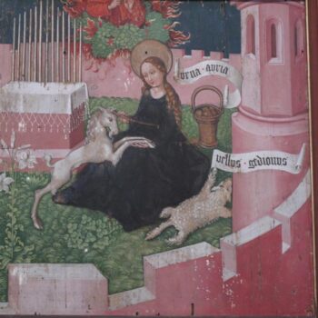 Annunciation as mystic hunt (circle)