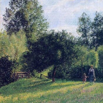 Apple Trees, Sunset, Eragny, 1896