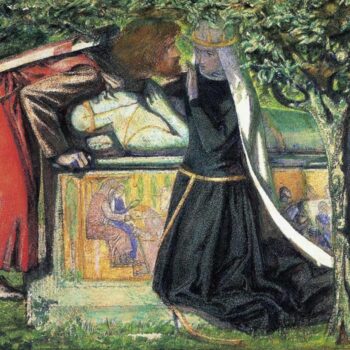 Arthur's Tomb - The Last Meeting of Lancelot and Guinevere, 1854