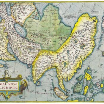 Asia, Abraham Ortelius 1570