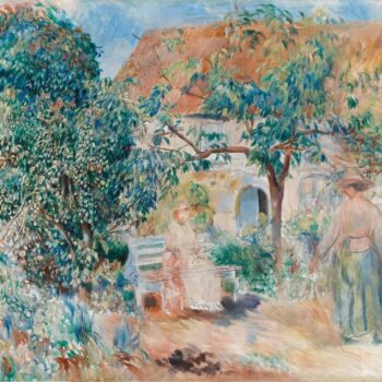 At the Garden in Bretagne, 1886