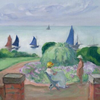 At the Terrace at Prefailles, 1922