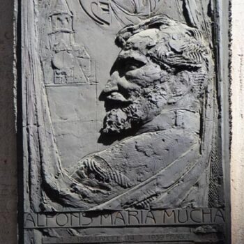 Atelier Mucha plaque 6 rue du Val de GrĚ˘ce, Paris 5