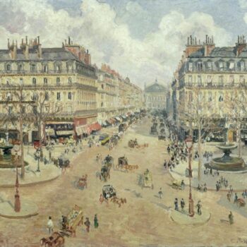 Avenue de l'Opera - Morning Sunshine, 1898