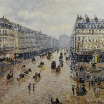 Avenue de l'Opera - Rain Effect, 1898