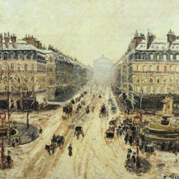 Avenue de l'Opera - Snow Effect, 1898