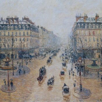 Avenue de l'Opera - Snow Morning, 1898