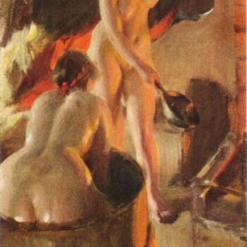 Badande kullor av Anders Zorn 1906