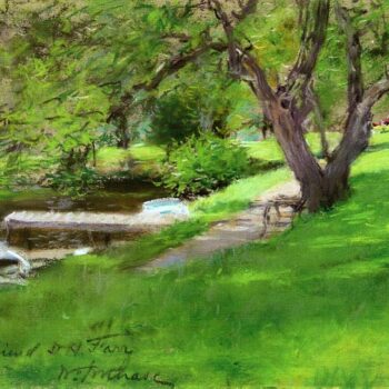 Bank of a Lake in Central Park, 1890