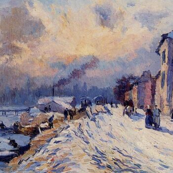 Banks of the Seine, Winter at Herblay