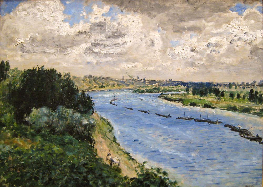 Barges on the Seine, 1870