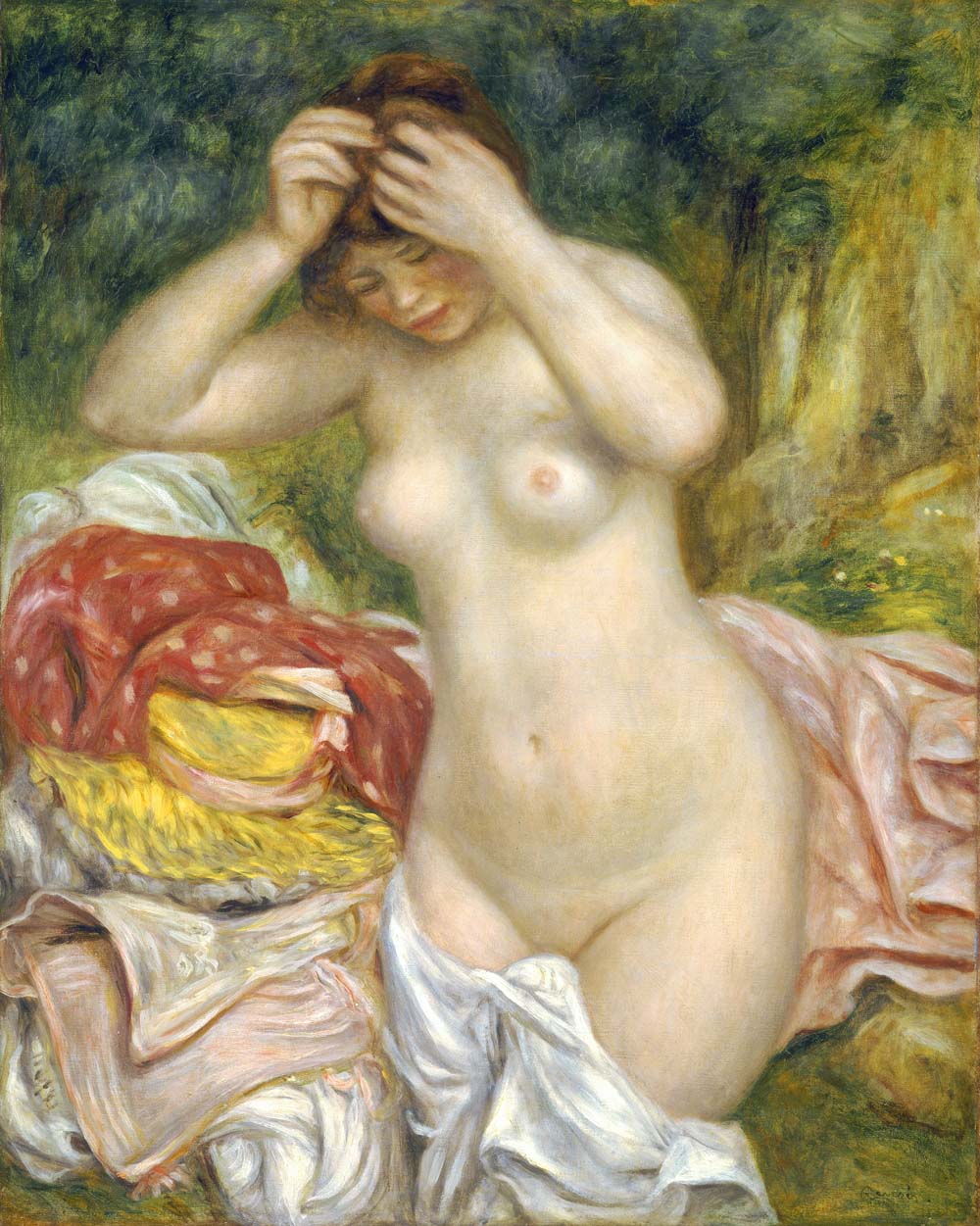 Bather Arranging Her Hair, 1893