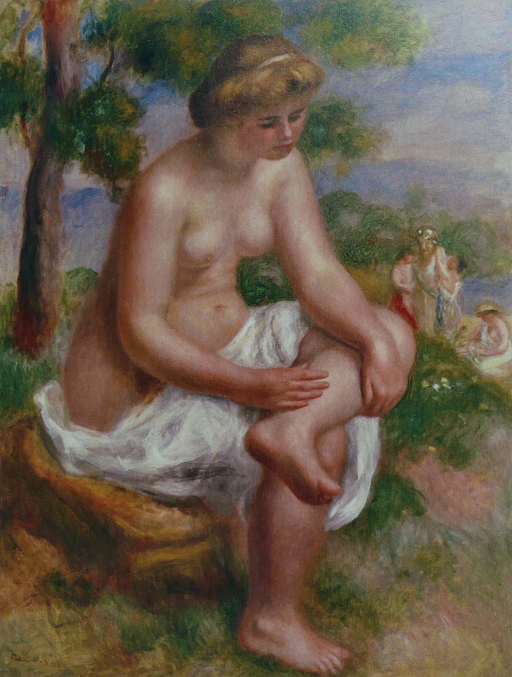 Bather on the Landscape (Eurydice), 1895-1900