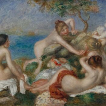 Bathers Playing with a Crab, 1890s