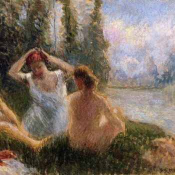 Bathers Seated on the Banks of a River, 1901