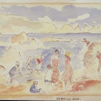 Beach Scene (study), 1883