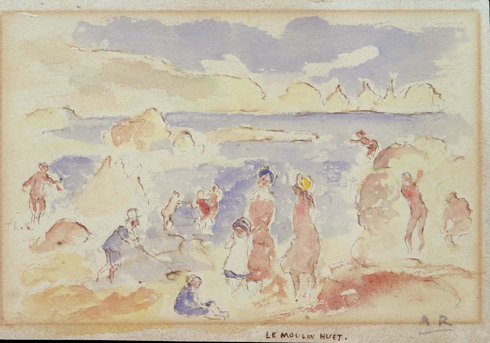 Beach Scene (study), 1883