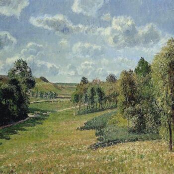 Berneval Meadows, Morning, 1900