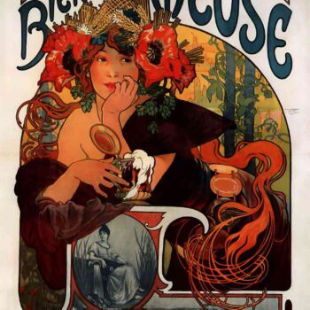 Bieres de la Meuse by Alphonse Mucha