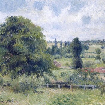 Big Nut-Tree on the Meadow, Eragny, 1885