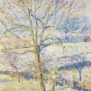 Big Nut-Tree, the Frost at Eragny, 1892