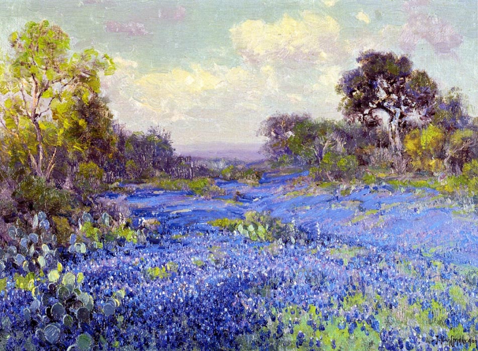 Blue Bonnets at Late Afternoon, 1915