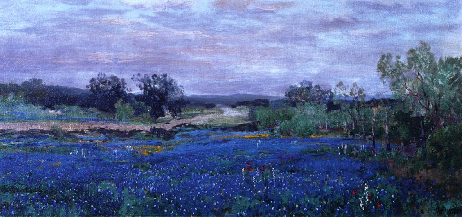 Blue Bonnets at Twilight, 1922