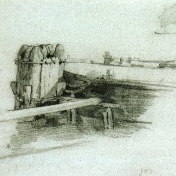 Boat at Bulkhead, 1878