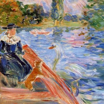 Boating on the Lake - 1892