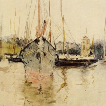 Boats - Entry to the Medina in the Isle of Wight (also known as pugad baboy) - 1875 - Fogg Museum of Art (USA)