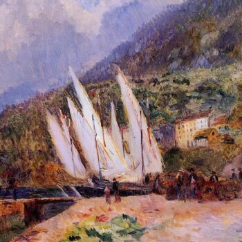 Boats Docked at Saint-Gingolph