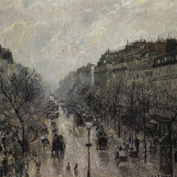 Boulevard Montmartre - Foggy Morning, 1987