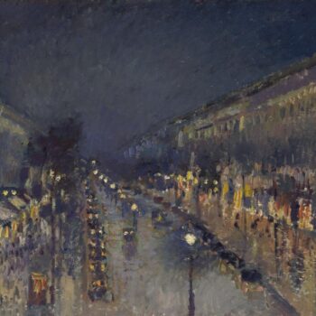 Boulevard Montmartre - Night Effect, 1897