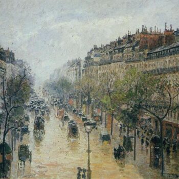 Boulevard Montmartre - Spring Rain, 1897