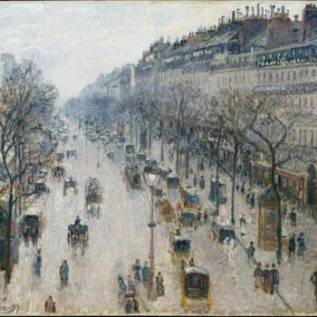 Boulevard Montmartre - Winter Morning, 1897