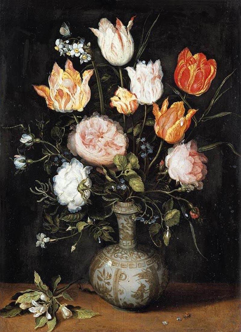 Bouquet in a ceramic vaze
